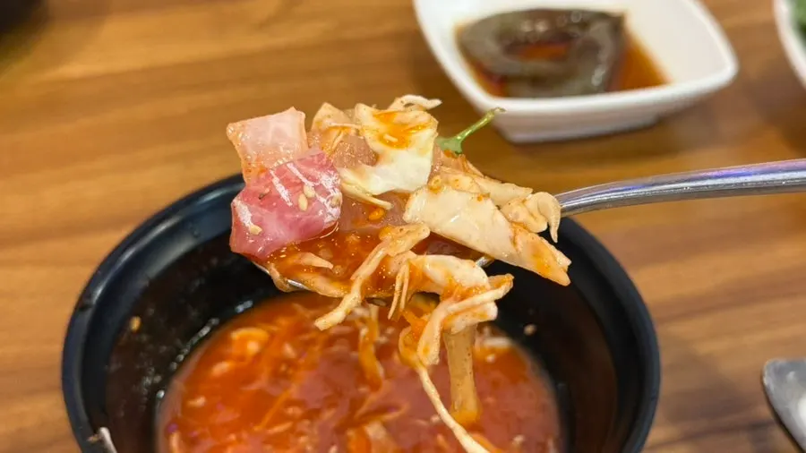 Mulhoe served as a banchan