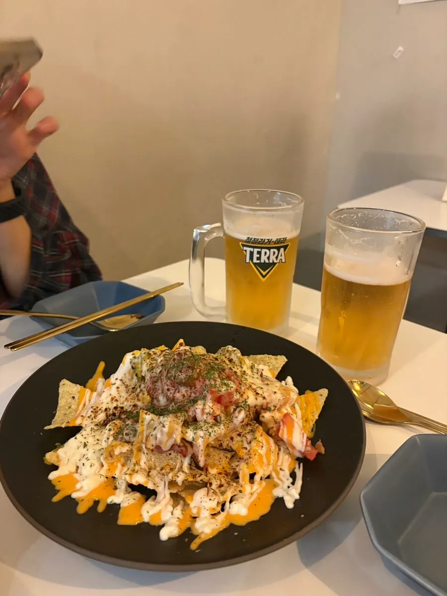 Chilled draft beer