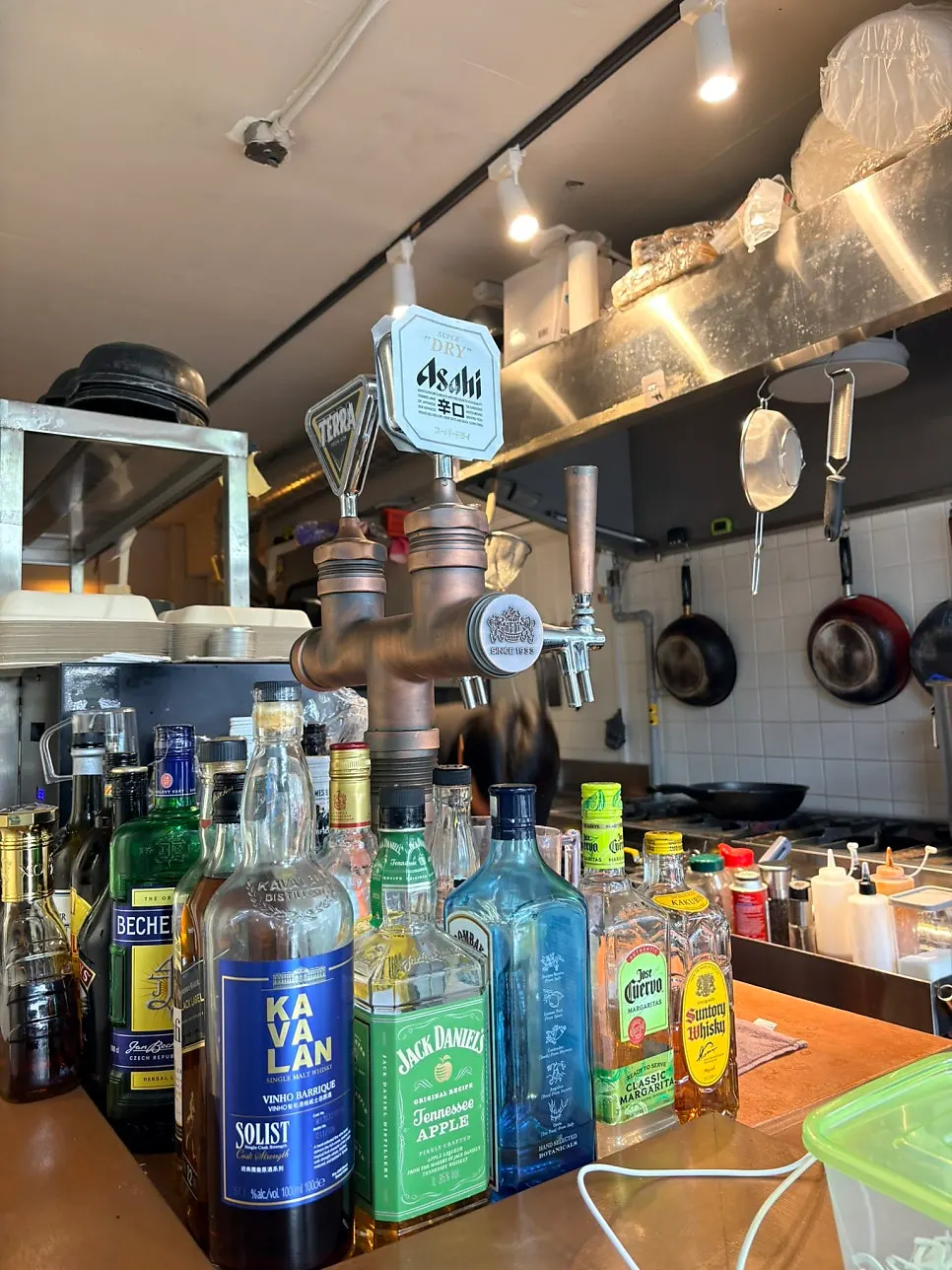 Seating area inside Macho Nacho