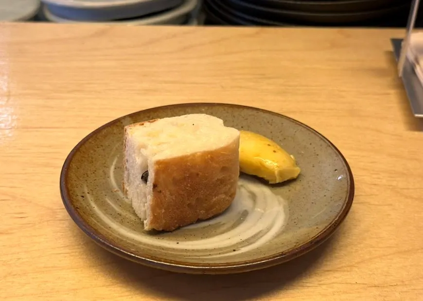 Fig-butter focaccia pre-meal bread