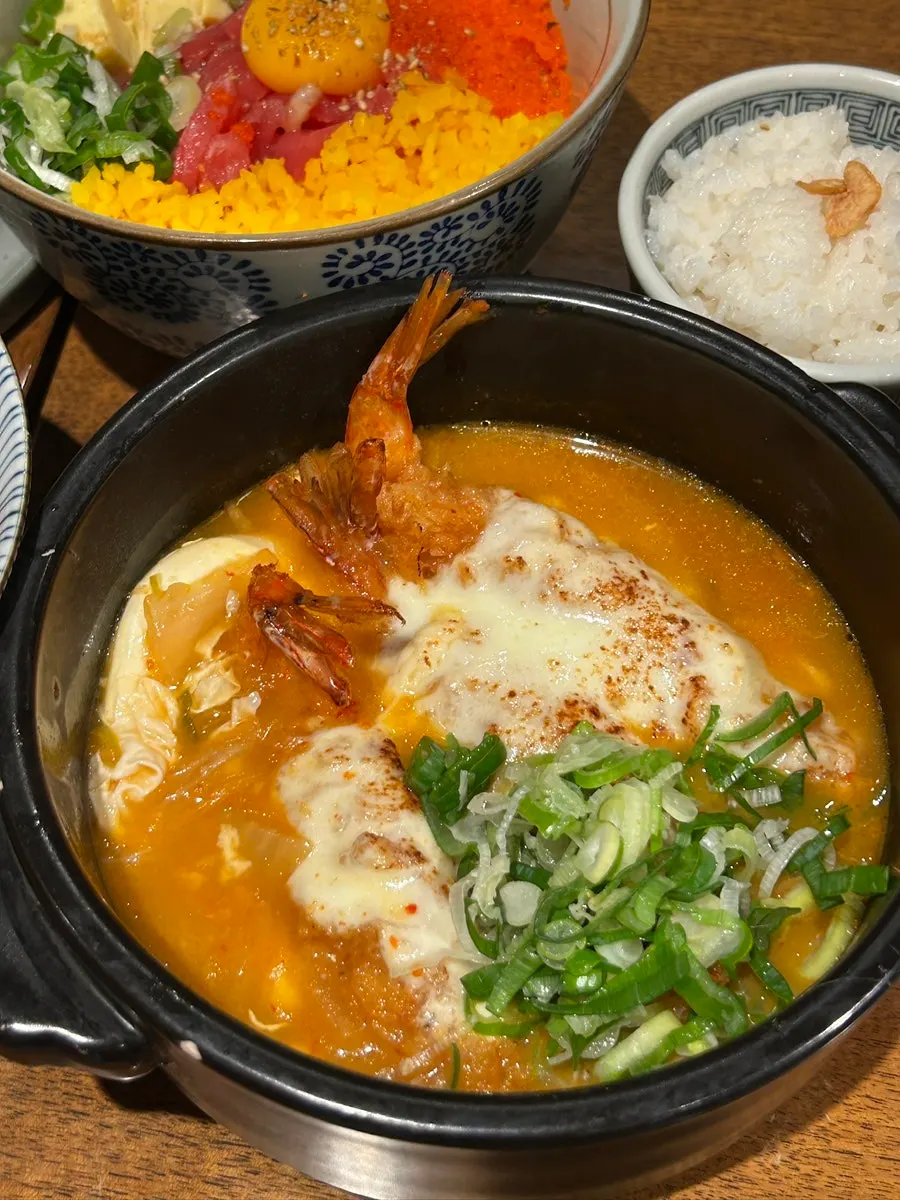파동 김치치즈나베