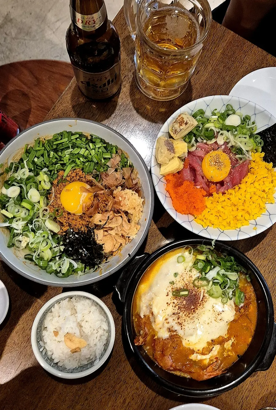 Three Japanese dishes at Padong