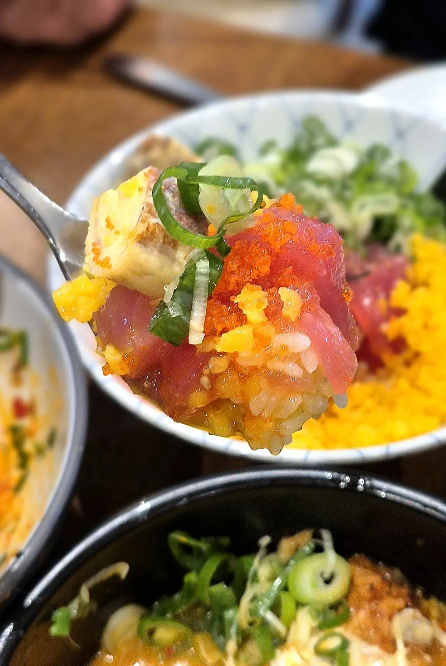 Padong tuna rice bowl spread