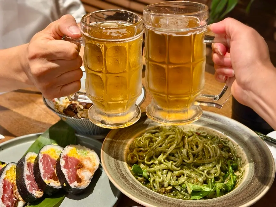 Japanese dinner spread enjoyed at Padong