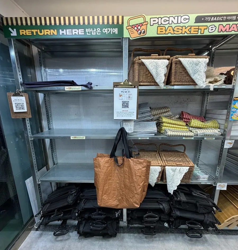 Mix and match picnic gear rental options