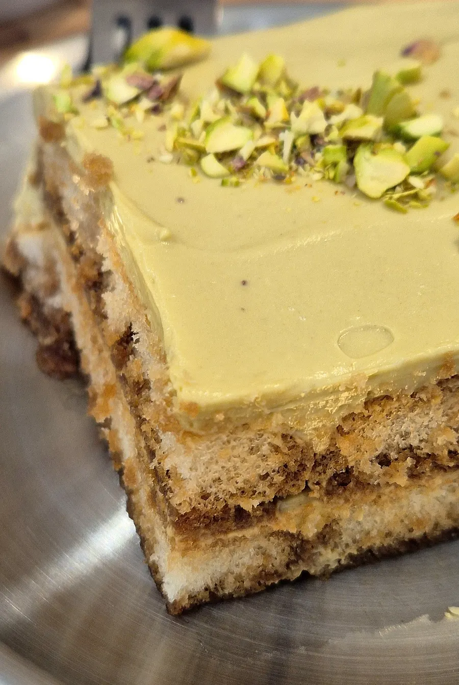 Tiramisu enjoyed with coffee