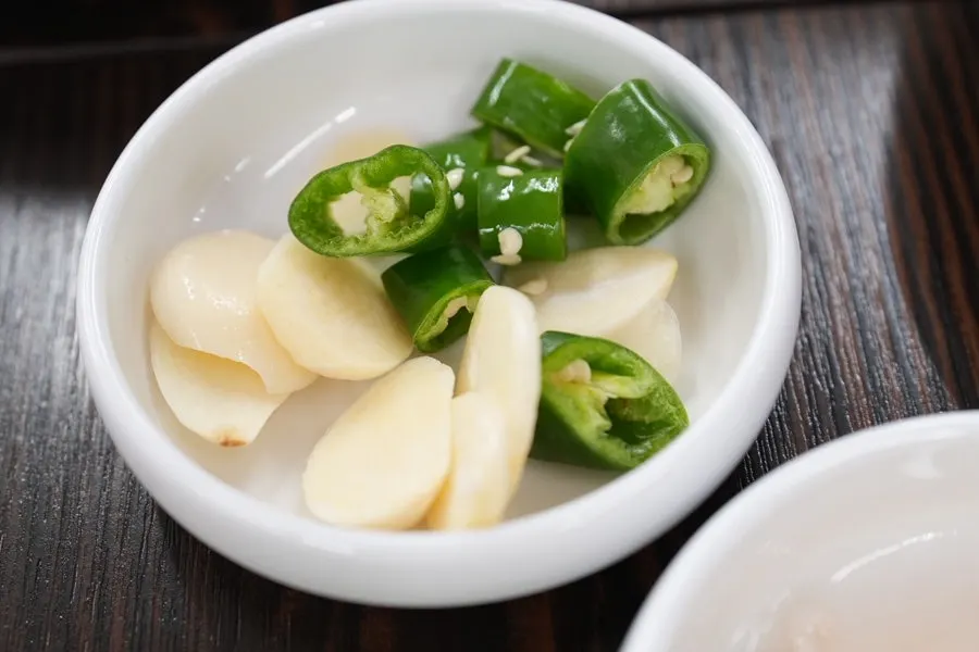 Spicy-sweet, chewy dried radish side dish