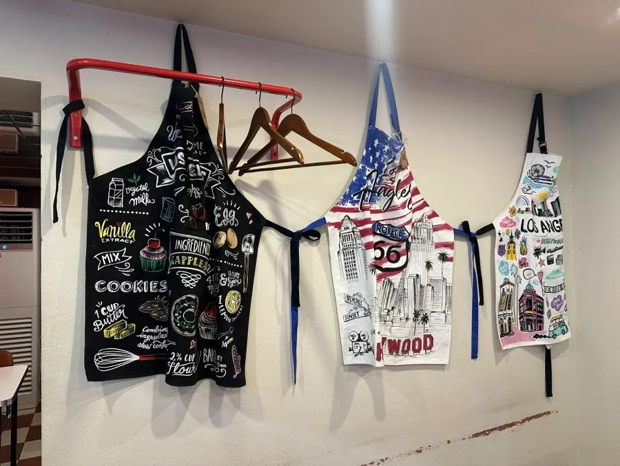 Mexican-themed interior decor at Taco Dot