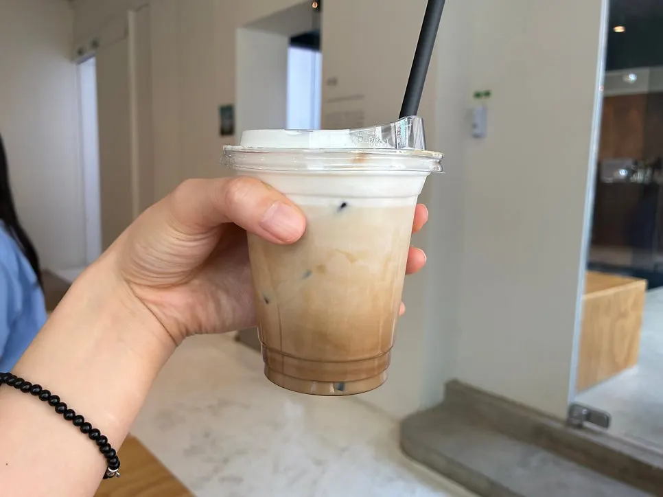 Drink served in a to-go cup