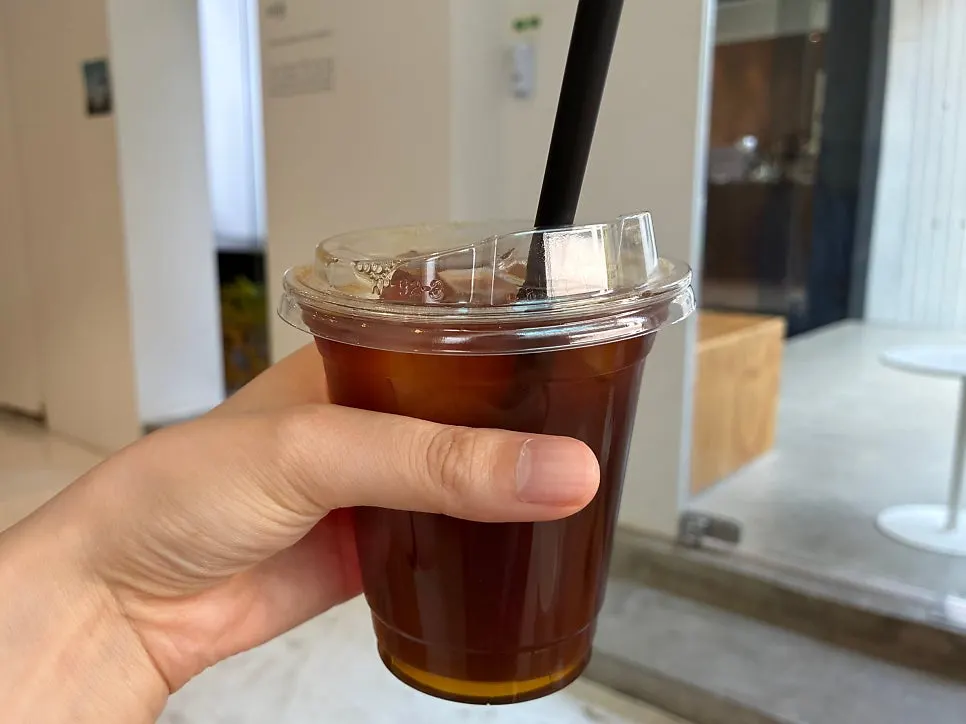 A carefully brewed cup of filter coffee