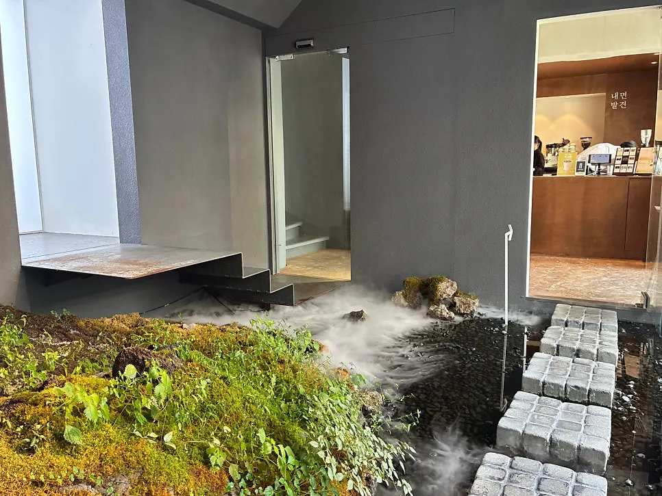 View of the Naemyeonui Balgyeon café space