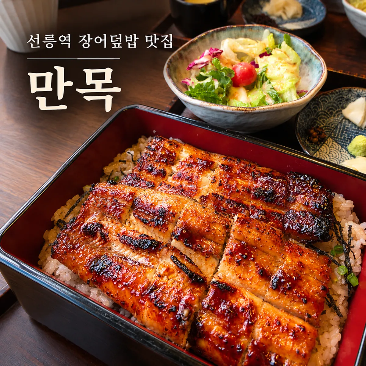 Manmok's signature whole eel rice bowl