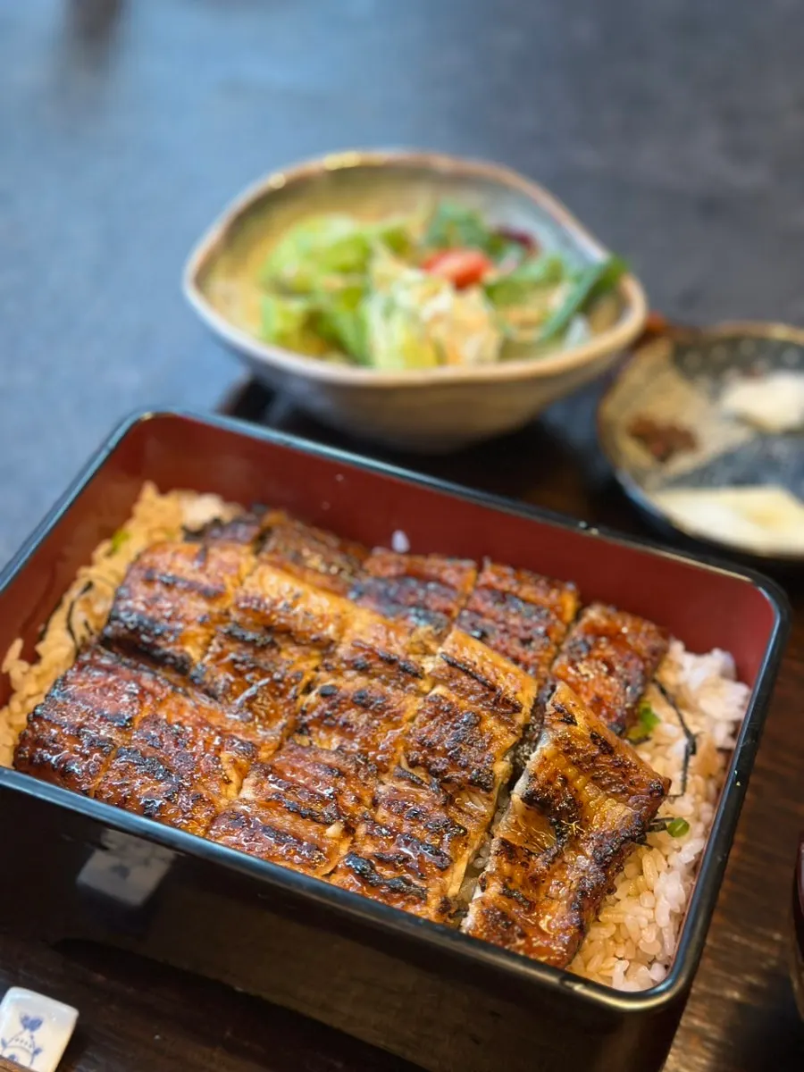 장어 한 마리가 통째로 올라간 장어덮밥