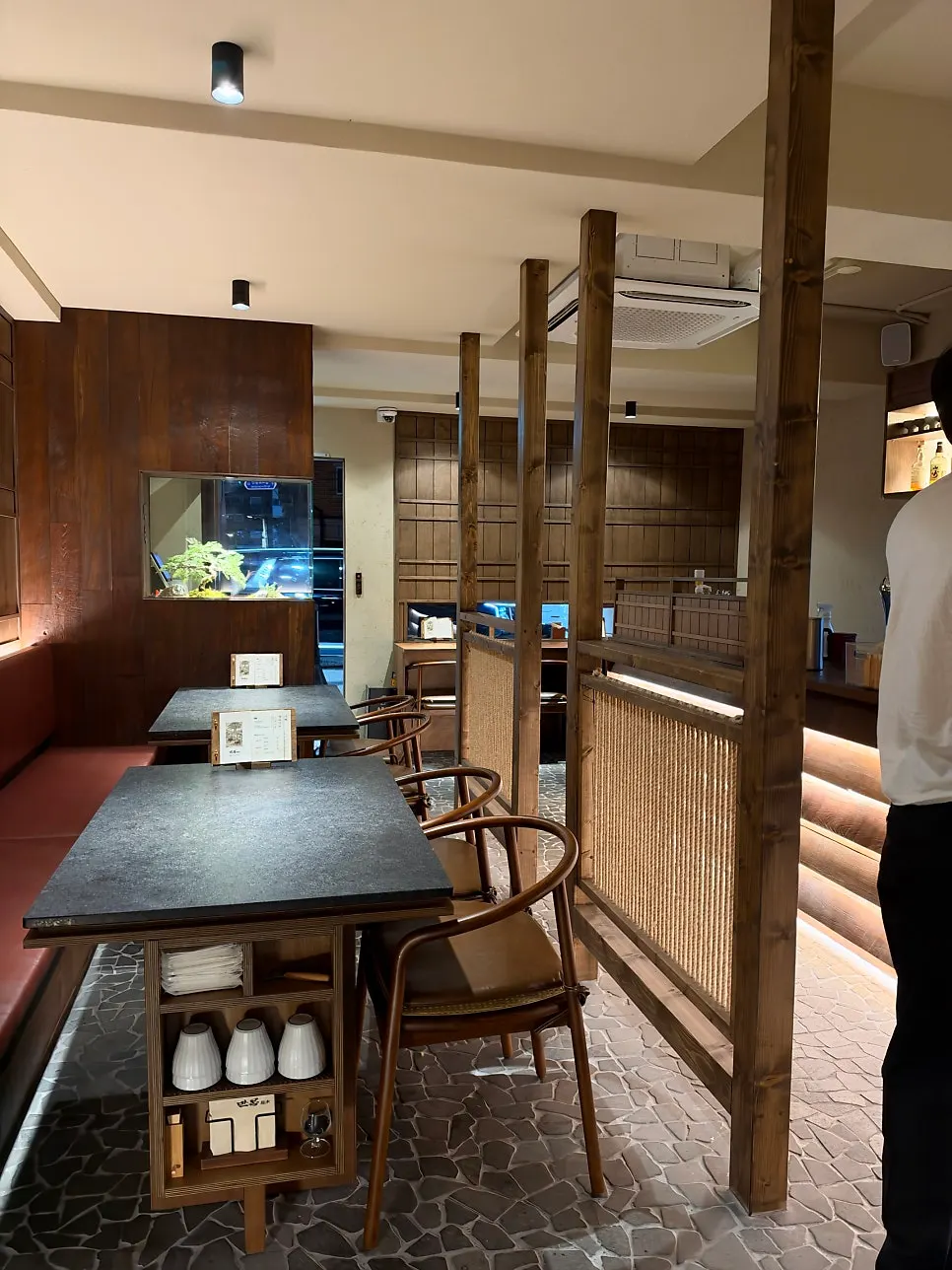 Manmok's dining space with plenty of open room