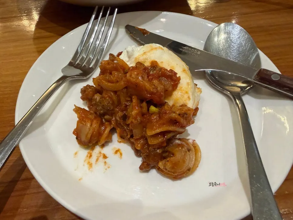 마노디셰프 잠실점 파스타와 함께한 테이블
