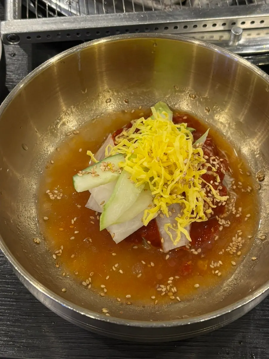 One bowl of bibim naengmyeon provided per person