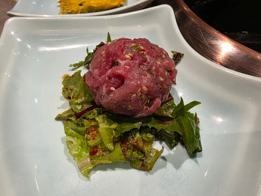 Manpo Garden's meat menu lineup