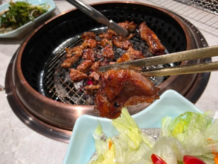 Spicy-sweet dessert bibim-naengmyeon