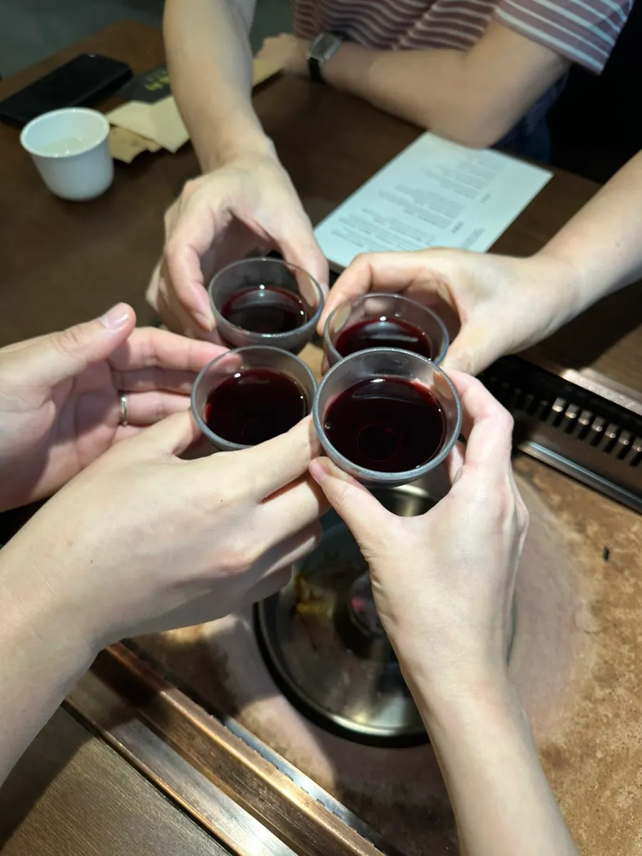 만수헌 정자에서 주문한 고창 복분자