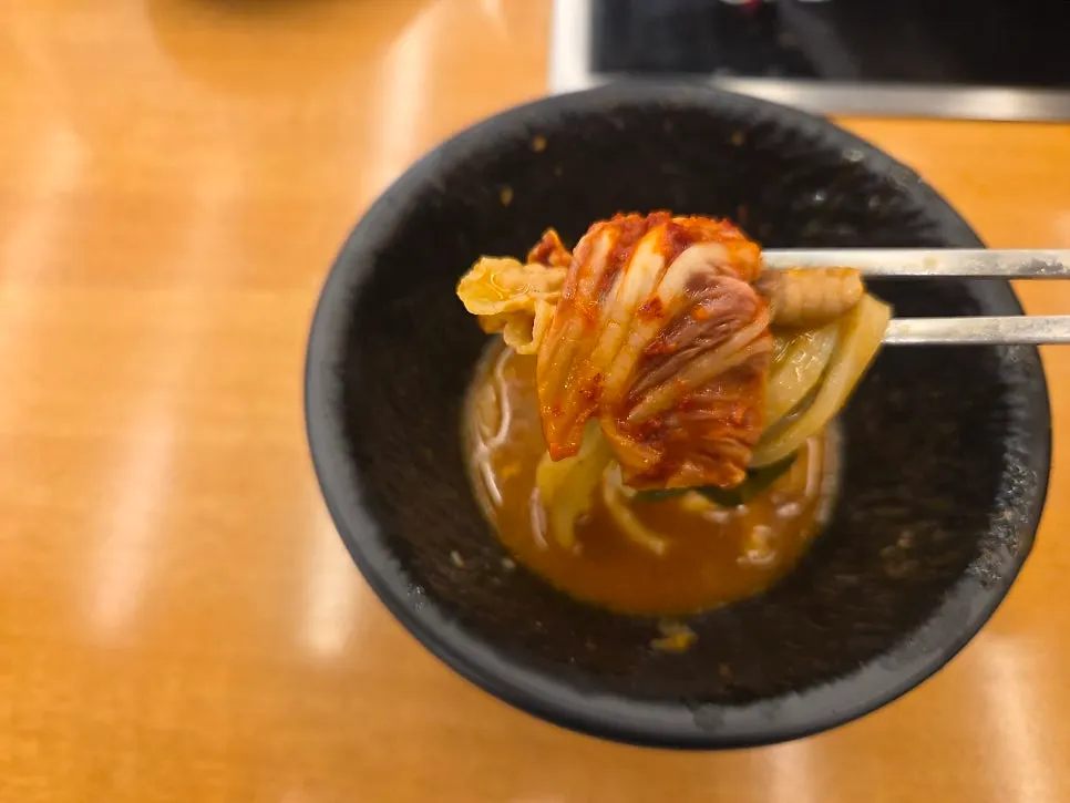 A pot of fresh noodles from the noodle room