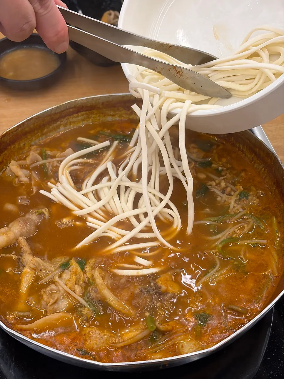 Pork cooked to the perfect point to eat