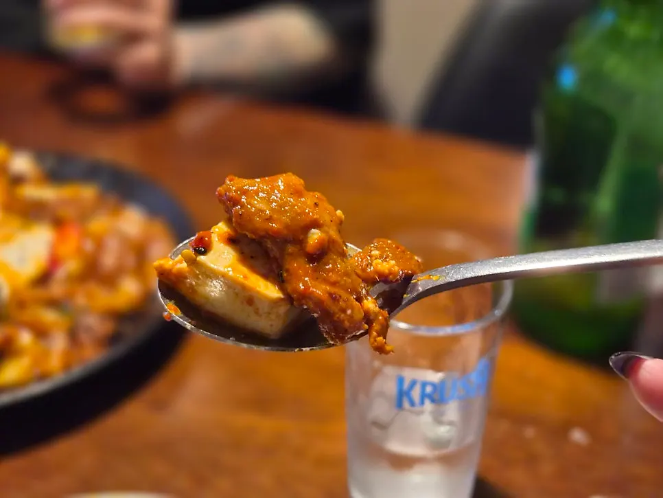 A well-seasoned piece of pork