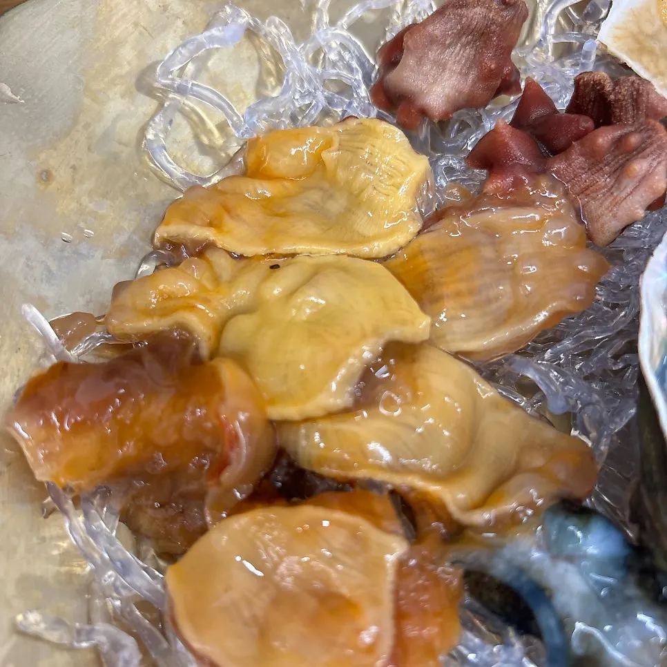 A chewy piece of sashimi