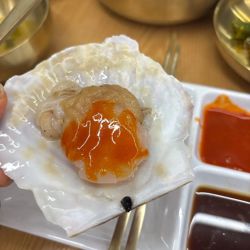 Seafood platter with sea cucumber, sea squirt and abalone