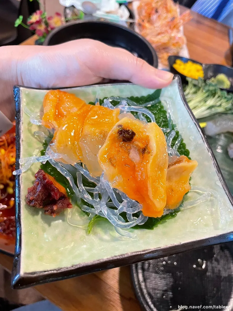 A free sea squirt won from the KakaoTalk channel roulette