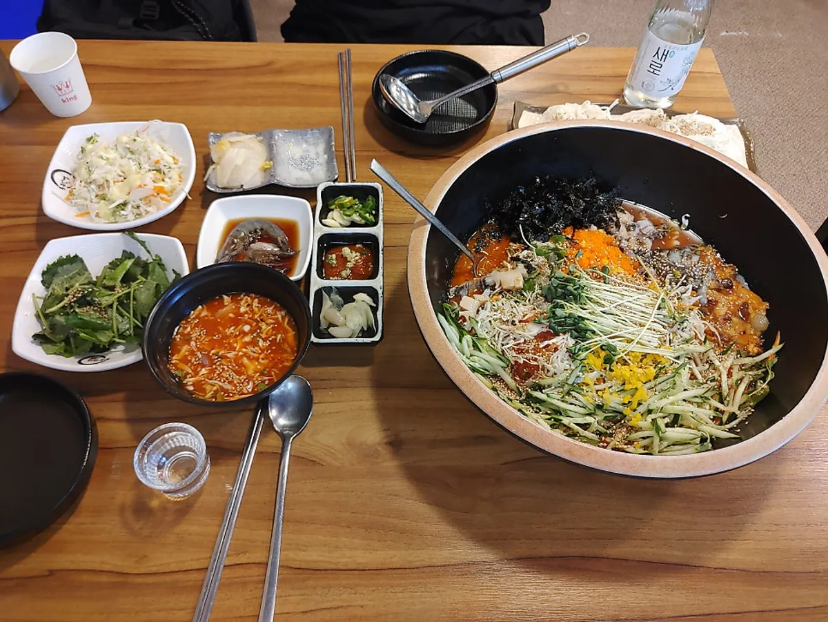 마포밤바다 해산물 물회 한 그릇