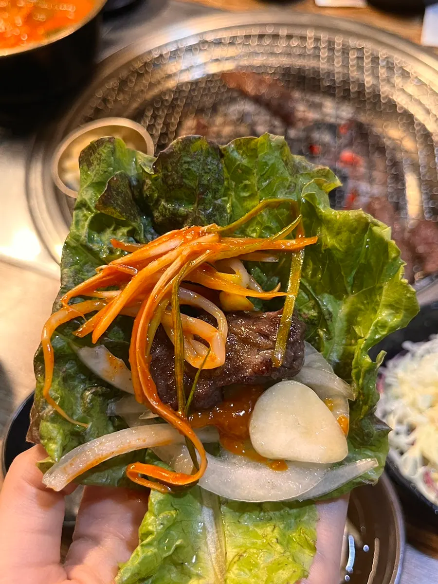 Thick grilled beef ribs