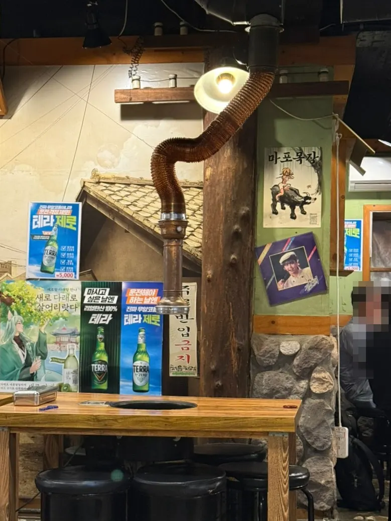 复古氛围的麻浦牧场室内