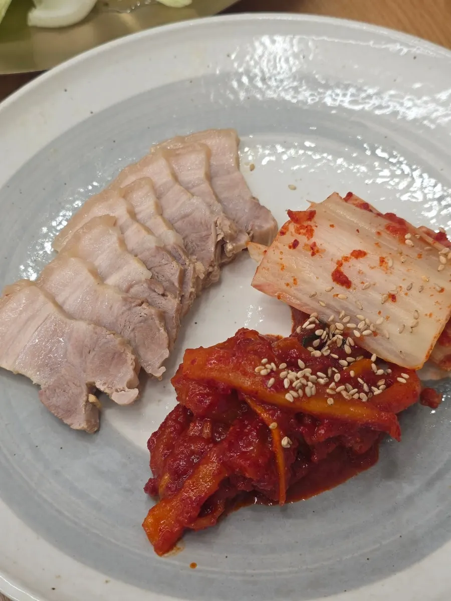 계란찜 산낙지와 전어구이