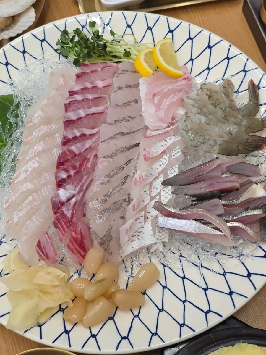 광어 점성어 우럭 참돔 활어회