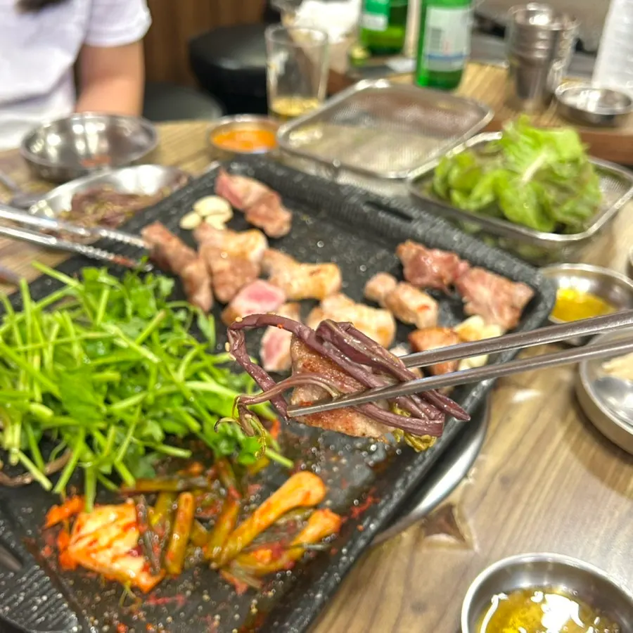 Pork belly with gosari