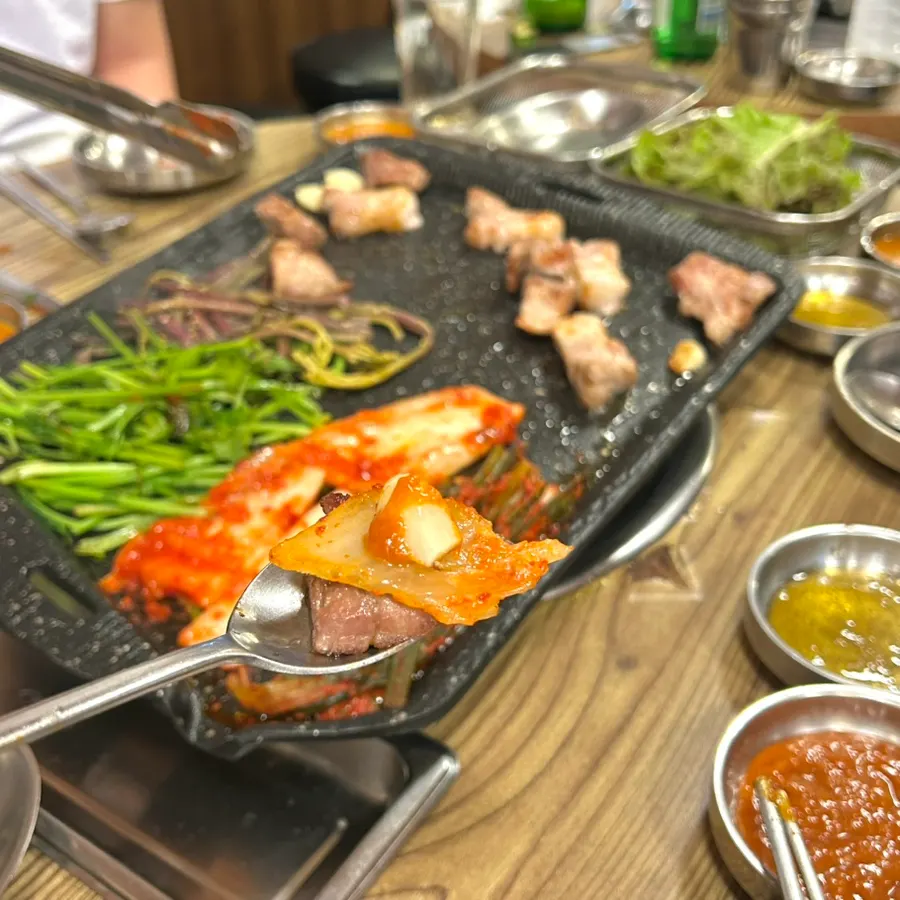 Pork belly and gosari pairing