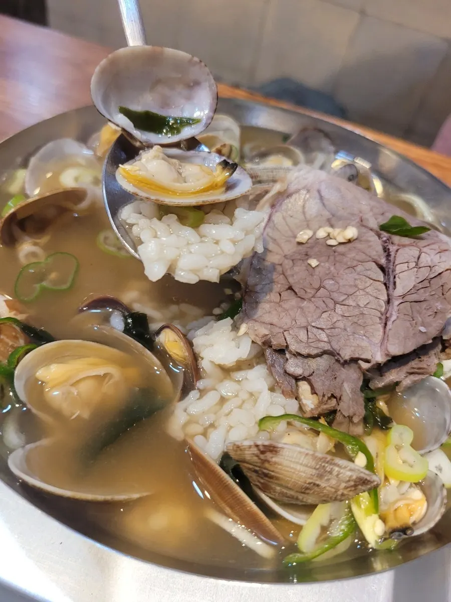 육사시미와 함께한 술자리 메뉴