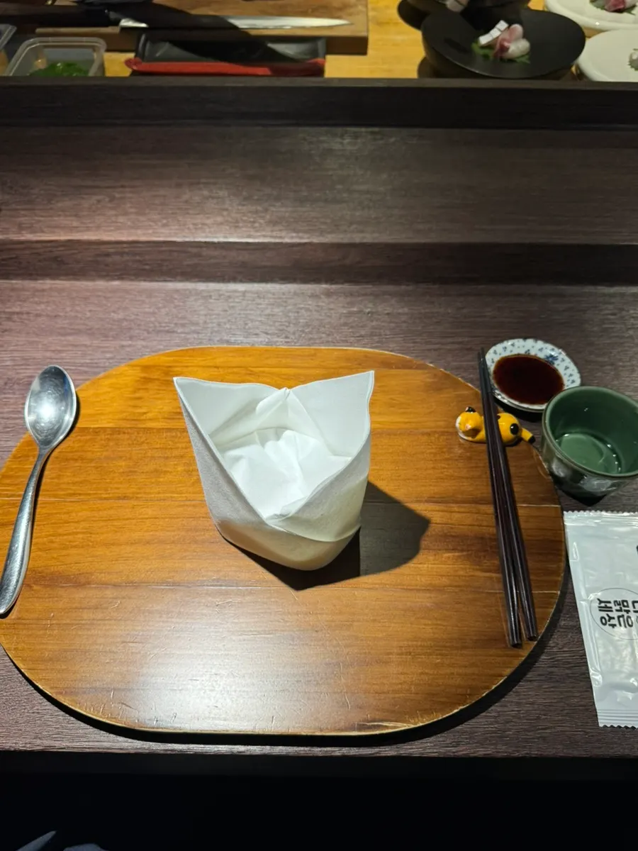 단야 오마카세 코스 가격이 적힌 메뉴