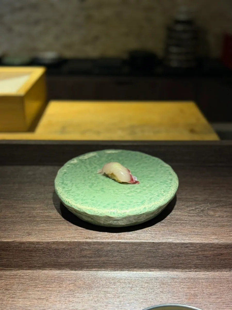 Flounder fin (engawa) sushi