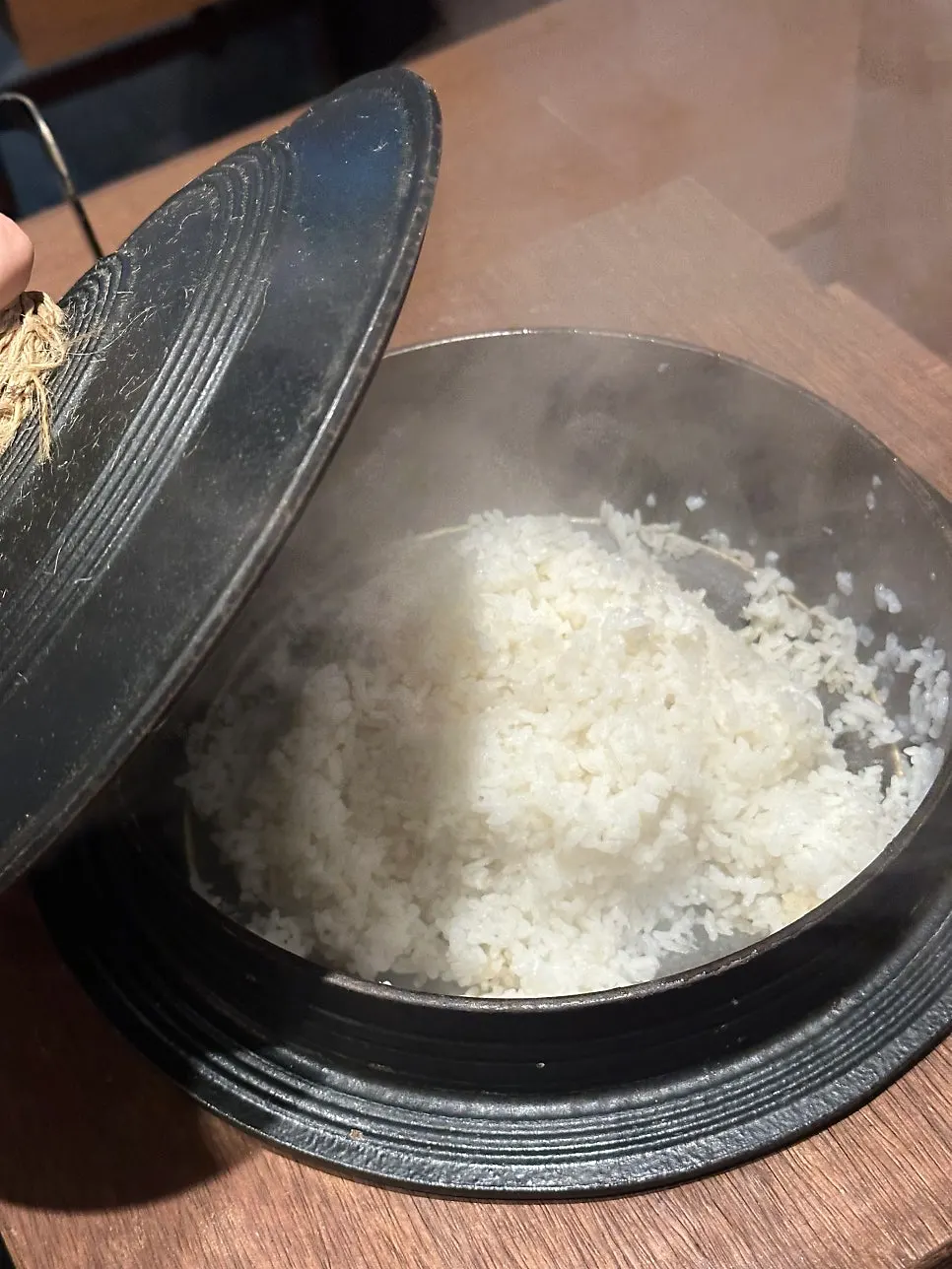 화로구이와 가마솥밥 상차림