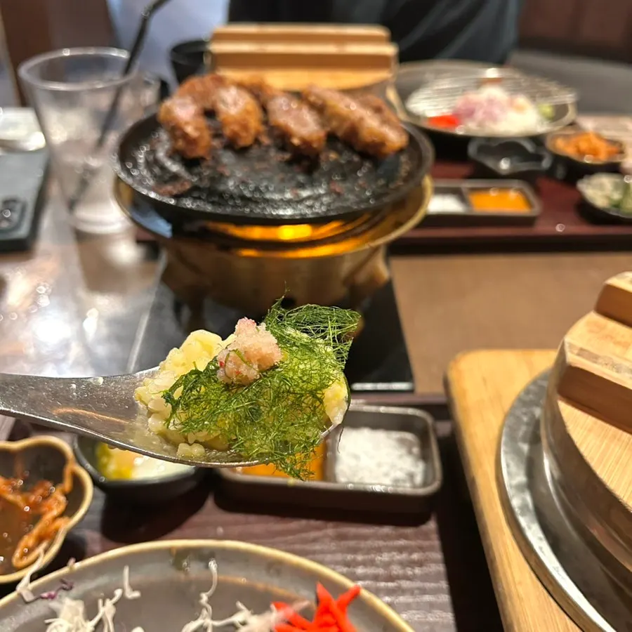 감태와 명란 곁들임