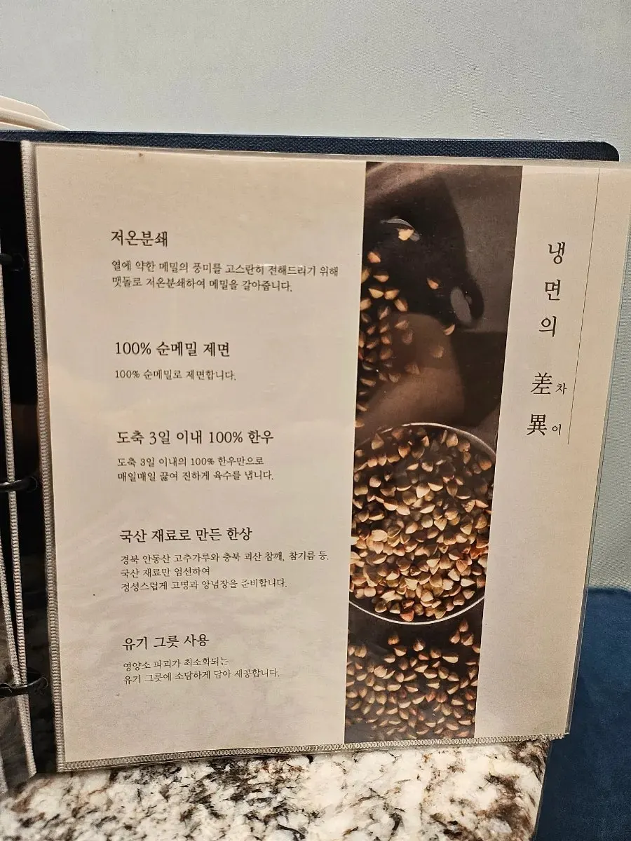Lunch menu board at Moyeon Mapo