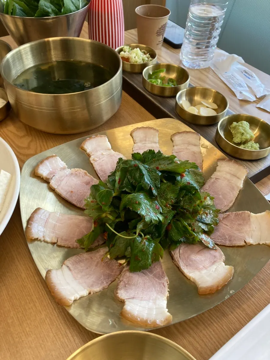 活虾盐烤摆盘