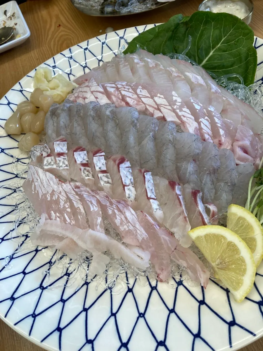 额外追加的拼盘刺身大份