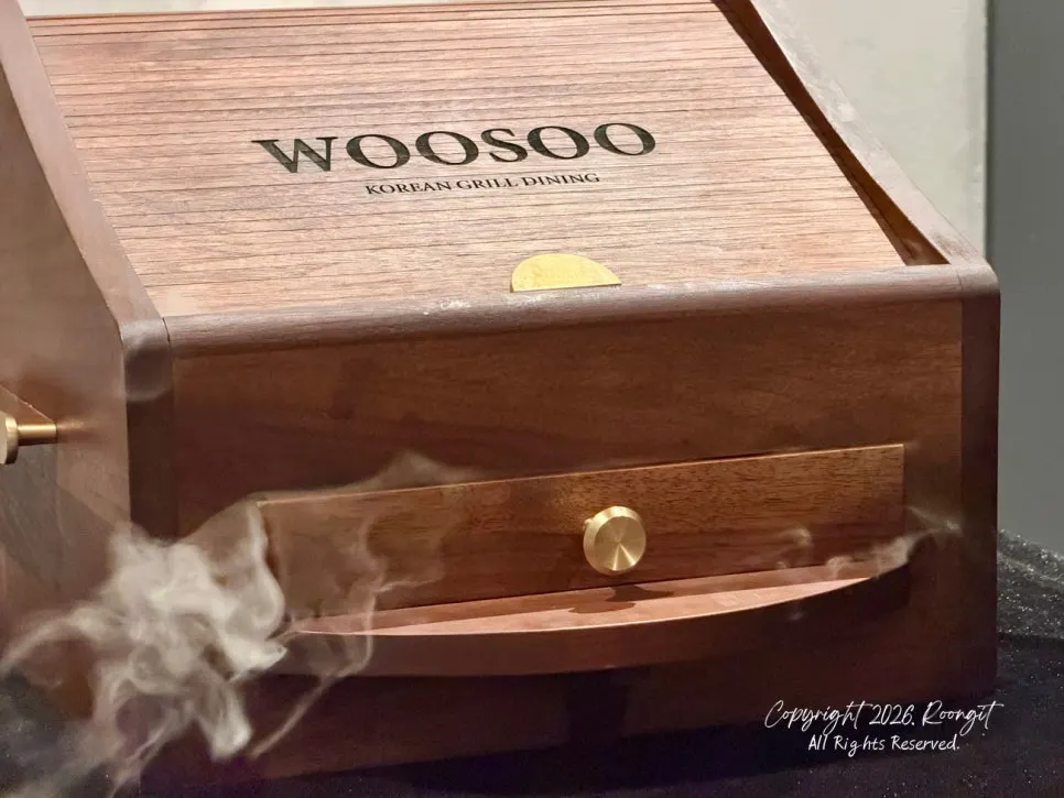 Husband's birthday hanwoo 120g upgrade Dinner B at Usu, Mapo