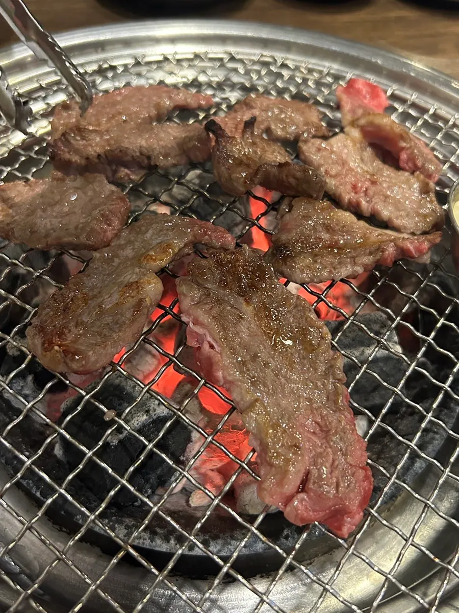 Cold beer enjoyed alongside the meat