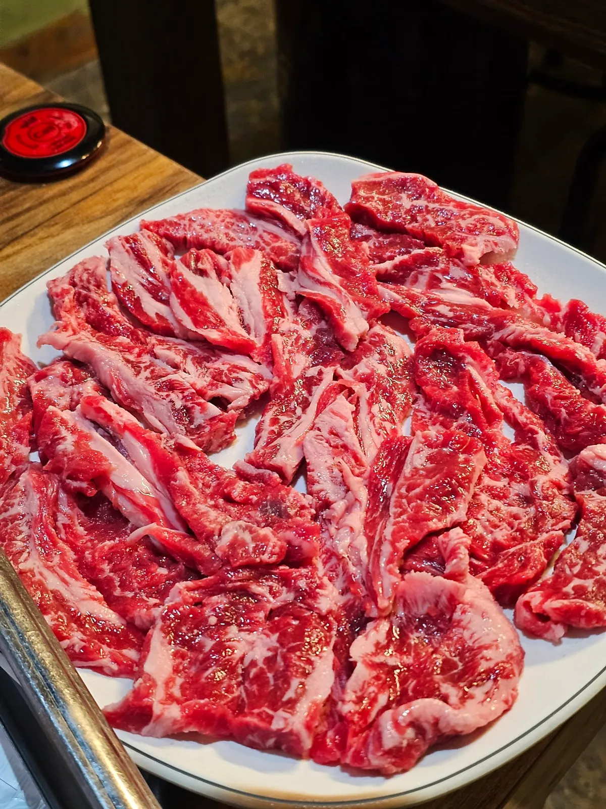 Glossy raw hwangje-galbisal, 450g