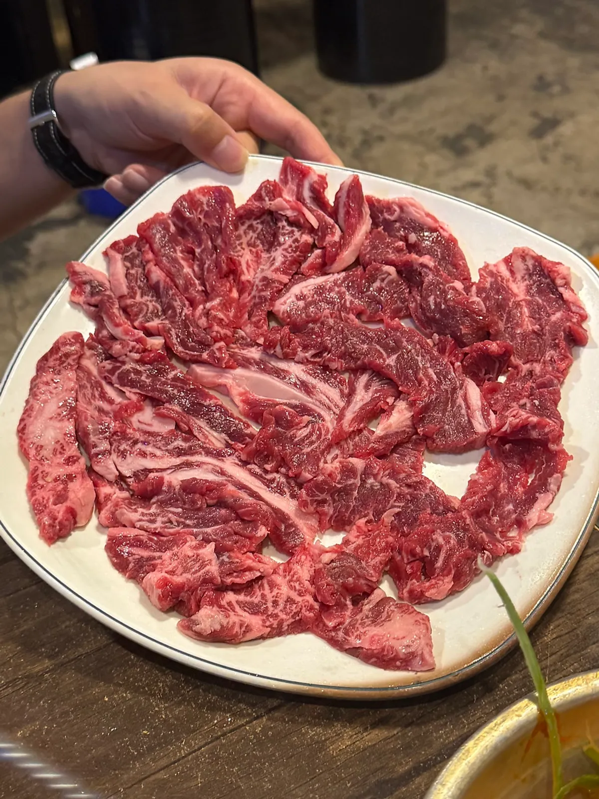 황제갈비살이 적힌 마포목장 메뉴판