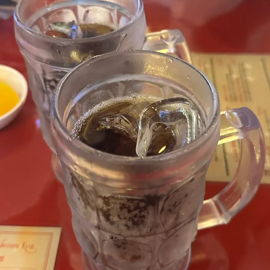 Chinese restaurant alcohol menu