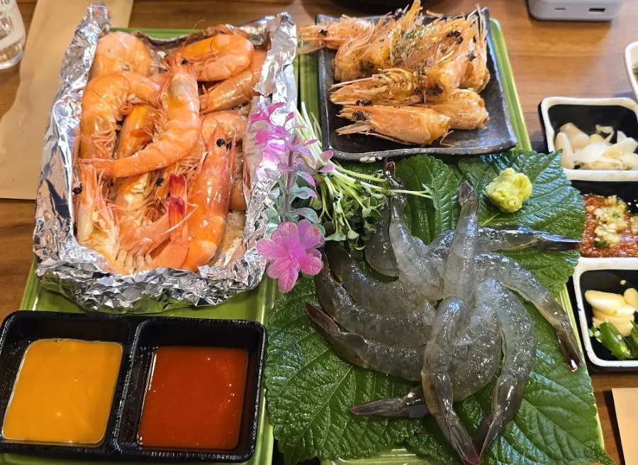 Mapo Bamdada signature raw shrimp menu photo